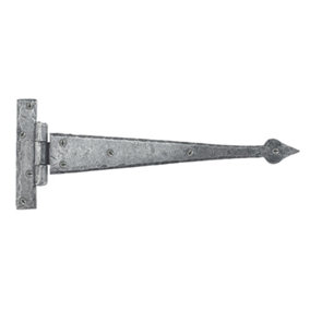 From The Anvil Pewter 12 Inch Arrow Head T Hinge (pair)
