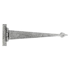From The Anvil Pewter 15 Inch Arrow Head T Hinge (pair)