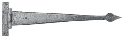 From The Anvil Pewter 18 Inch Arrow Head T Hinge (pair)