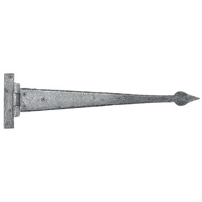 From The Anvil Pewter 18 Inch Arrow Head T Hinge (pair)