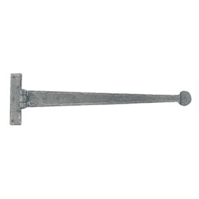 From The Anvil Pewter 18 Inch Penny End T Hinge (pair)
