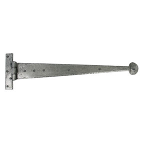 From The Anvil Pewter 22 Inch Penny End T Hinge (pair)