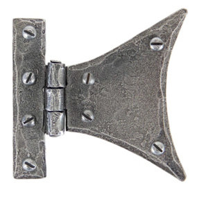 From The Anvil Pewter 3.25 Inch Half Butterfly Hinge (pair)