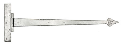 From The Anvil Pewter 36 Inch Barn Door T Hinge (pair)