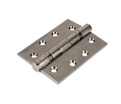 From The Anvil Pewter 4 Inch Ball Bearing Butt Hinge (Pair) ss