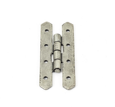 From The Anvil Pewter 4 Inch H Hinge (pair)