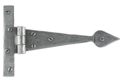 From The Anvil Pewter 6 Inch Arrow Head T Hinge (pair)