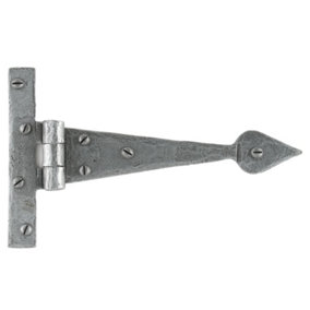 From The Anvil Pewter 6 Inch Arrow Head T Hinge (pair)