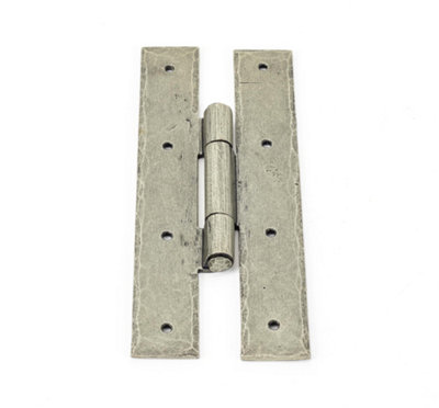From The Anvil Pewter 7 Inch H Hinge (pair)
