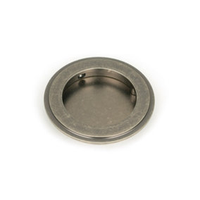 From The Anvil Pewter 75mm Art Deco Round Pull
