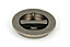 From The Anvil Pewter 75mm Plain Round Pull - Privacy Set