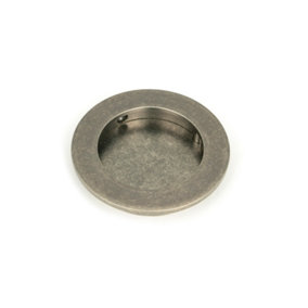 From The Anvil Pewter 75mm Plain Round Pull