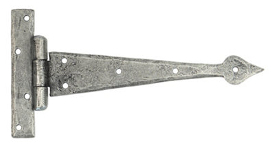 From The Anvil Pewter 9 Inch Arrow Head T Hinge (pair)