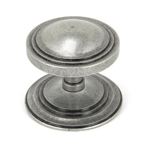 From The Anvil Pewter Art Deco Centre Door Knob