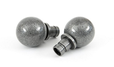 From The Anvil Pewter Ball Curtain Finial (pair)