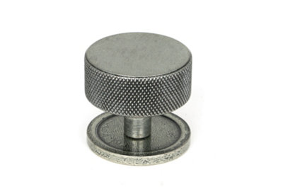 From The Anvil Pewter Brompton Cabinet Knob - 38mm (Plain)