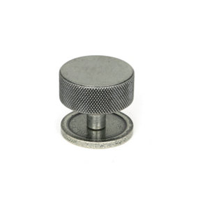 From The Anvil Pewter Brompton Cabinet Knob - 38mm (Plain)
