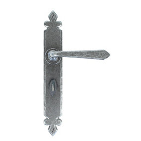 From The Anvil Pewter Cromwell Lever Bathroom Set