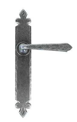 From The Anvil Pewter Cromwell Lever Latch Set