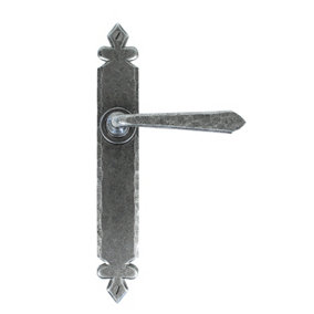 From The Anvil Pewter Cromwell Lever Latch Set