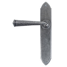 From The Anvil Pewter Gothic Lever Latch Set