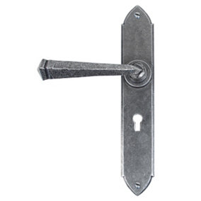 From The Anvil Pewter Gothic Lever Lock Set