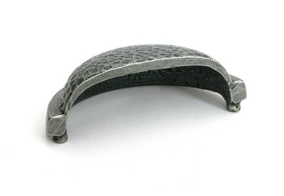 From The Anvil Pewter Hammered Regency Drawer Pull