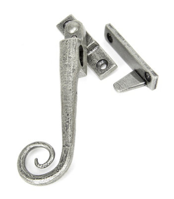 From The Anvil Pewter Locking Night-Vent Monkeytail Fastener - LH
