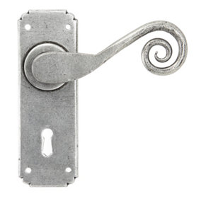 From The Anvil Pewter Monkeytail Lever Lock Set