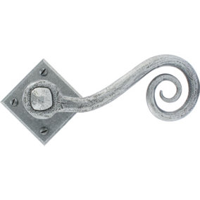 From The Anvil Pewter Monkeytail Lever on Rose Set (Diamond)