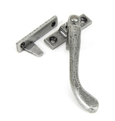 From The Anvil Pewter Night-Vent Locking Peardrop Fastener - RH