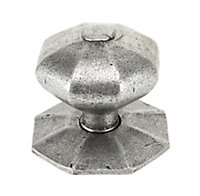 From The Anvil Pewter Octagonal Centre Door Knob