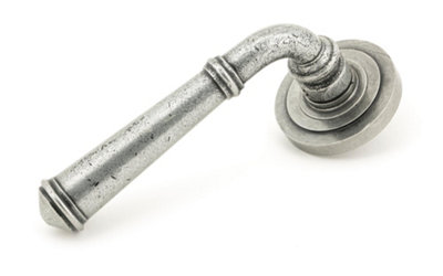 From The Anvil Pewter Regency Lever on Rose Set (Art Deco) - Unsprung