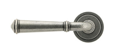 From The Anvil Pewter Regency Lever on Rose Set (Art Deco)