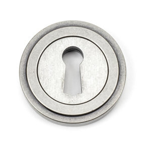 From The Anvil Pewter Round Escutcheon (Art Deco)