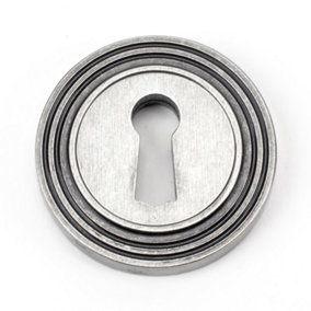 From The Anvil Pewter Round Escutcheon (Beehive)
