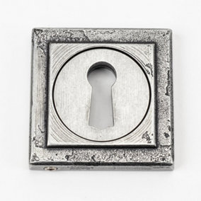 From The Anvil Pewter Round Escutcheon (Square)