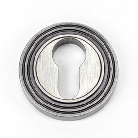 From The Anvil Pewter Round Euro Escutcheon (Beehive)