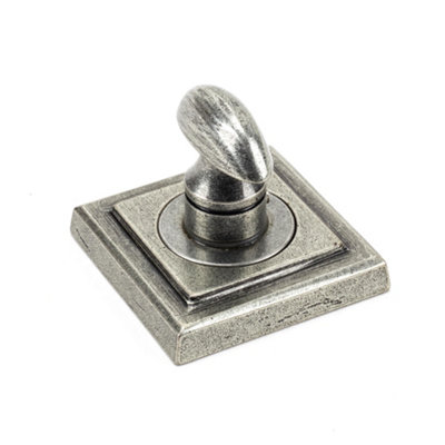 From The Anvil Pewter Round Thumbturn Set (Square)