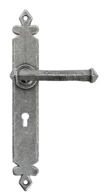 From The Anvil Pewter Tudor Lever Lock Set