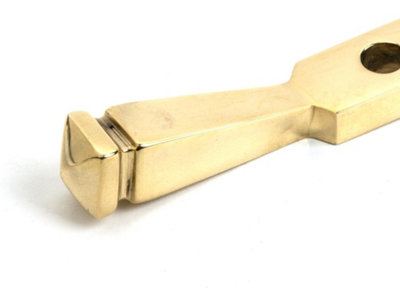 From The Anvil Polished Brass 10 Inch Avon Stay