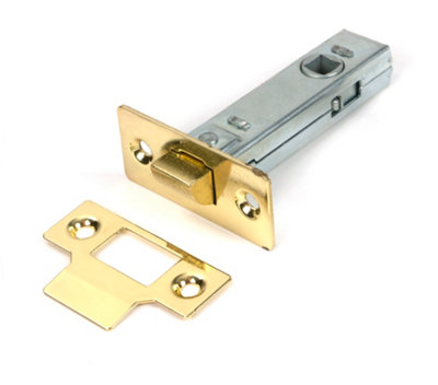 From The Anvil Polished Brass 3" Tubular Mortice Latch