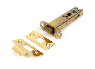 From The Anvil Polished Brass 4" Heavy Duty Latch