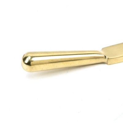 From The Anvil Polished Brass 8 Inch Newbury Stay