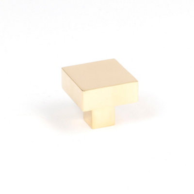 From The Anvil Polished Brass Albers Cabinet Knob - 30mm