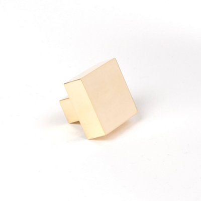 From The Anvil Polished Brass Albers Cabinet Knob - 30mm