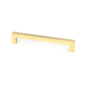 From The Anvil Polished Brass Albers Pull Handle - Medium