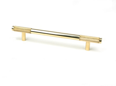 From The Anvil Polished Brass Half Brompton Pull Handle - Medium