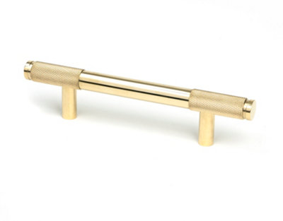From The Anvil Polished Brass Half Brompton Pull Handle - Small