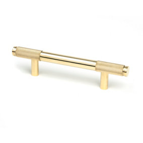 From The Anvil Polished Brass Half Brompton Pull Handle - Small